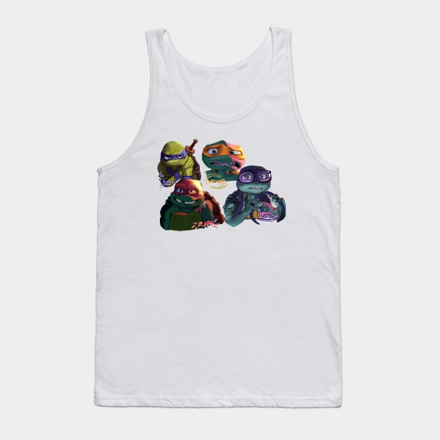 Mutant mayhem, Tmnt Tank Top by TheCreativelyC